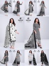 Aaliza Black And White Vol 4 By Deeptex Readymade Cotton Kurti Set